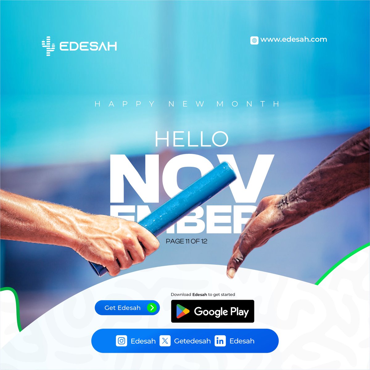 edesahapp's tweet photo. As October officially hands over to November, don’t forget to hand over all your study-abroad worries to Edesah, we’ll take care of them. 
We’ll turn your dreams of studying abroad into reality. It’s just what we do. 

Happy New Month from all of us at Edesah! https://t.co/qCq2Dutx2O