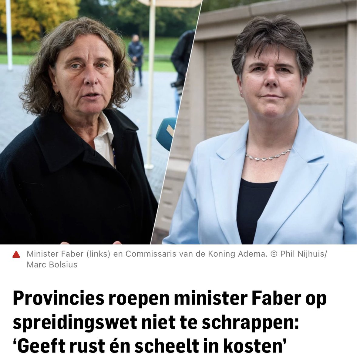 Is het echt teveel gevraagd om te luisteren naar bestuurders in provincies en gemeenten? Laat de spreidingswet z’n werk doen, kabinet. Landsbelang op één!
ad.nl/binnenland/pro…