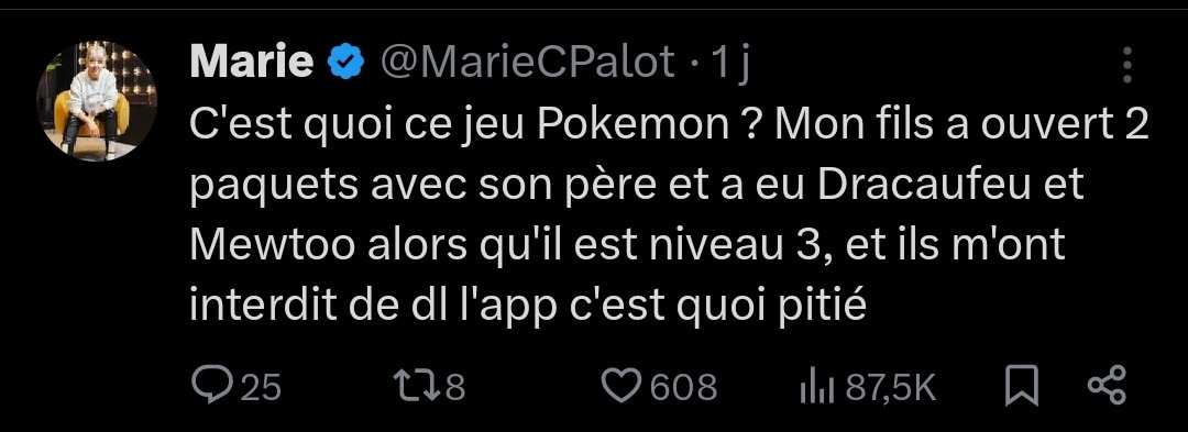 MrRototor's tweet photo. @MarieCPalot Ce tweet à mal vieilli <3 https://t.co/nQ6YZsXCLG
