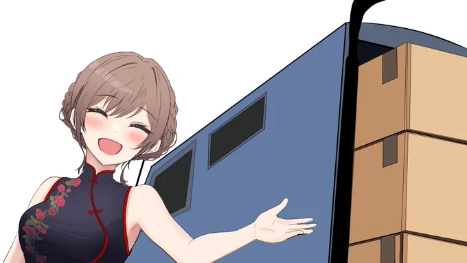 いつもの引用元の動画用に描いた一枚絵も #KuzuArt #フレン見て #Melocopic #まめねことレオス