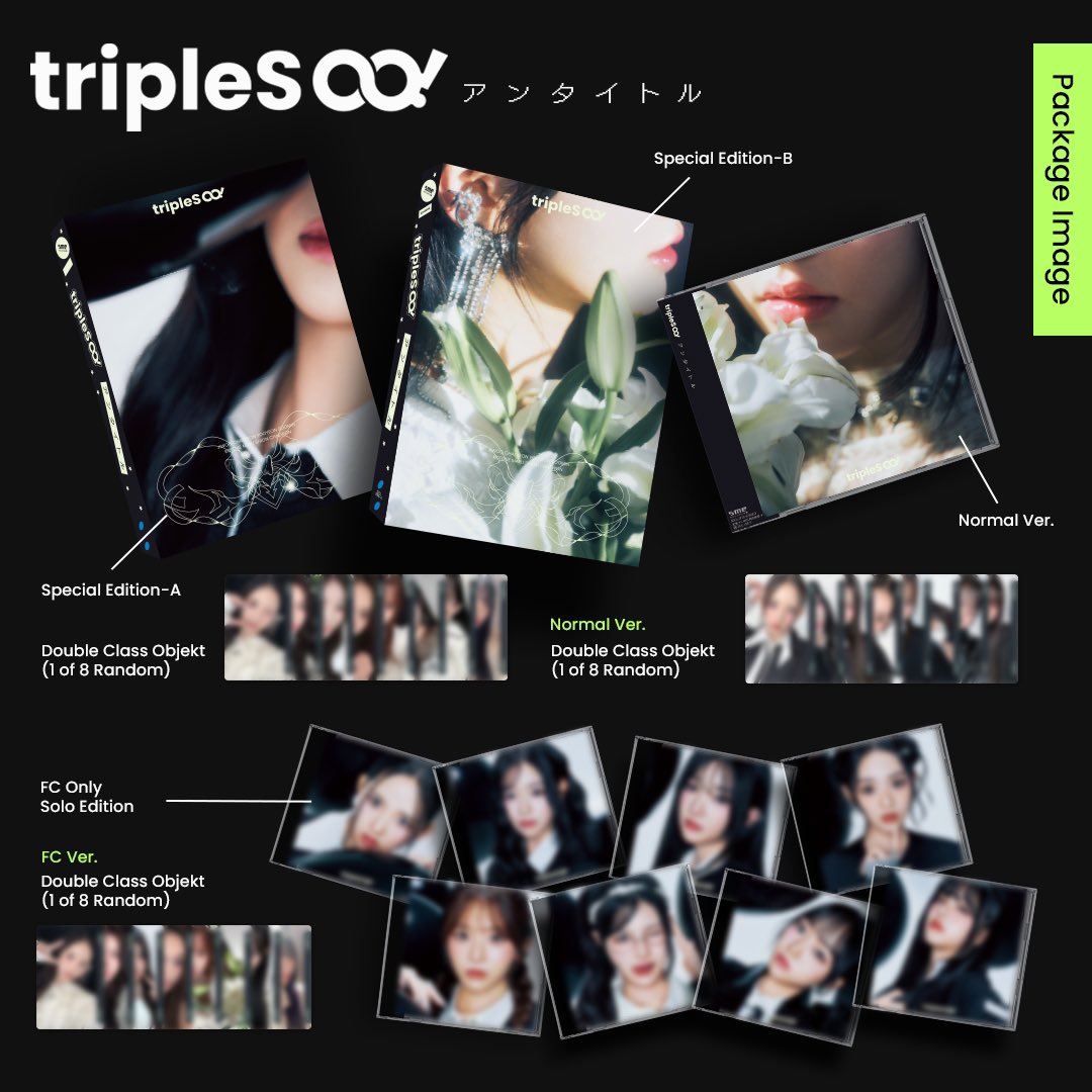 tripleS ∞ fc 8枚セット 新品未開封 アンタイトル untitled 【公式通販】