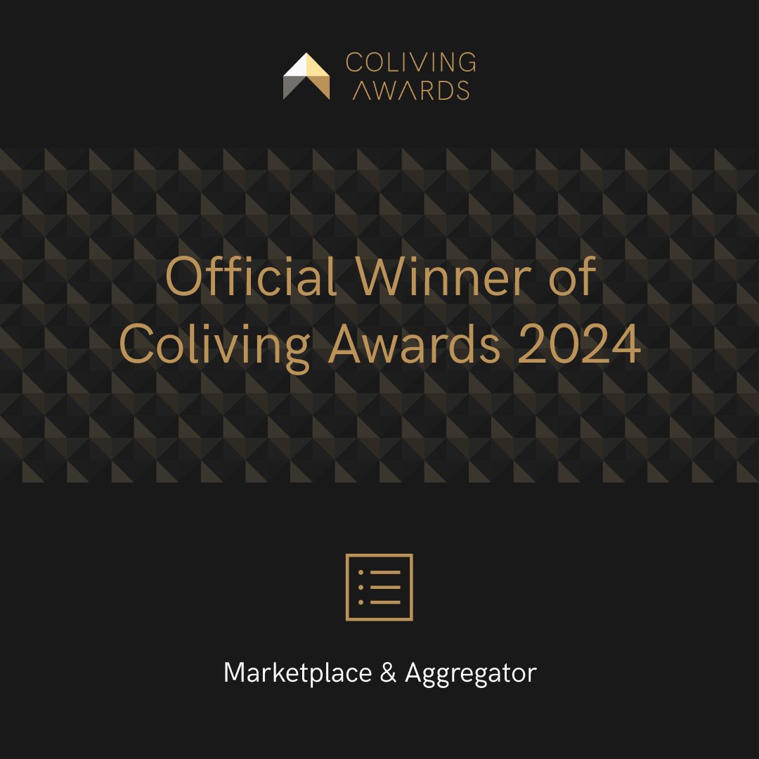 🌟 We Did It! Coliving(.com) Wins "Best Marketplace" at the Coliving Awards 2024! 🌟

A massive thank you to everyone who voted for us and believed in our mission. Winning "Best Marketplace" at the Coliving Awards 2024 is a testament to the incredible community we serve every day