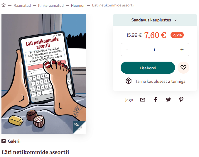 DigitigedikLV's tweet photo. Läti iseseisvuskuu puhul raamatule eriti suur ale Rahva Raamatus kuni iseseisvuspäevani (18. november) 🇱🇻 Teisel pildil üks tagasiside. https://t.co/73sKMjTPzq