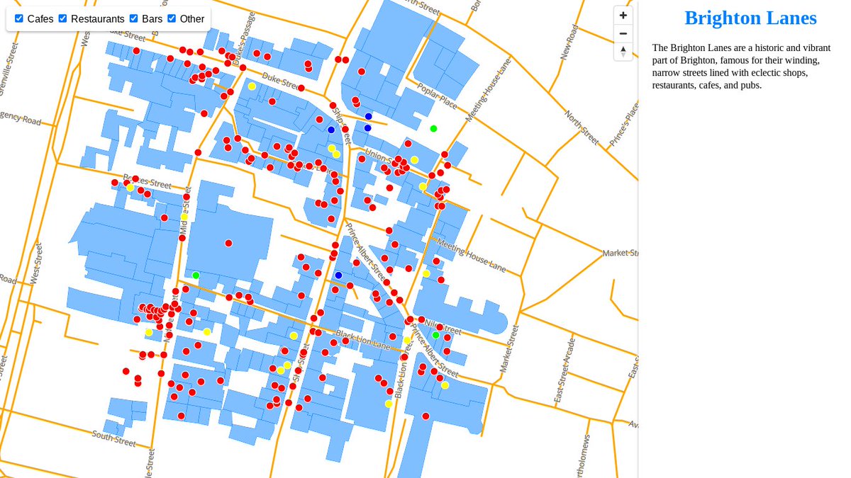 Using free Overture Maps data to create a map of cafe, restaurants and bars in the Brighton Lanes. #30DayMapChallenge
googlemapsmania.blogspot.com/2024/11/free-m…