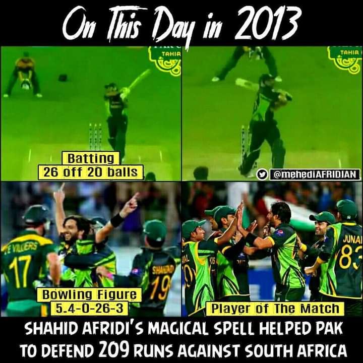 JuttAFRIDIAN's tweet photo. #OnThisDay in 1996 & 2013 Shahid Afridi @SAfridiOfficial Given 2 Best Performances ❤
#1stNov1996 17 Years Old #Lala ShowCasing his Hard Hitting Talent 😎
#1stNov2013 BooM bOOm Showing Some Magic with Ball 😍
#Kjutt https://t.co/GQCcdovCpu