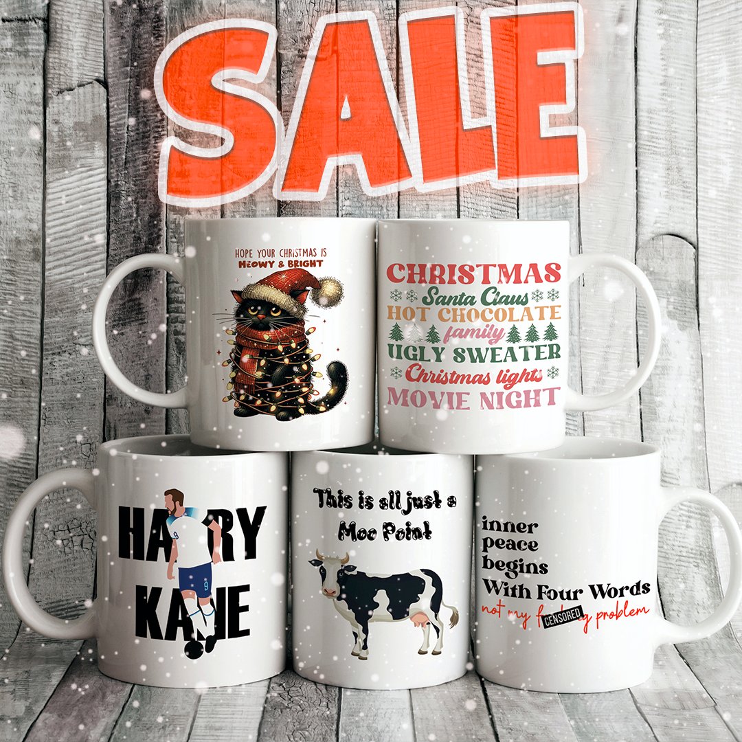 Mtr_Ent's tweet image. 🎄🎁 **Early Christmas Sale Alert!** 🎁🎄

Get a head start on festive shopping with *20% OFF* all mugs in our Etsy shop! Whether it’s for cosy cocoa, morning coffee, or tea by the fire, we’ve got the perfect mug for everyone on your list. 

🎅✨ *Shop Your Favourites Now*✨🎅