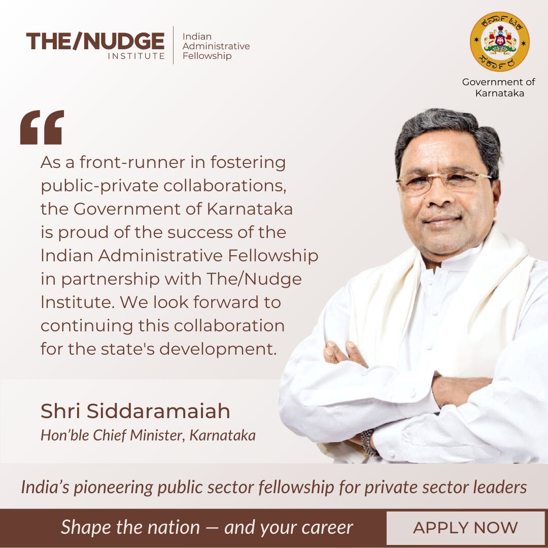 DevInfoIN's tweet photo. 🌟 The/Nudge Indian Administrative Fellowship in Karnataka! 🌟

Join an 18-month program with a competitive stipend to drive transformative social impact. 

Apply today! 

🔗 https://t.co/y2cZu0Yipu 

#IAF #TheNudgeInstitute #SocialImpact #DevInfo https://t.co/OV381LZPhR
