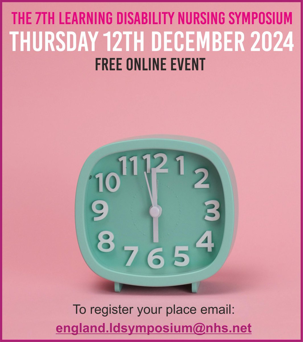 David Harling (@davidharling1) on Twitter photo On national Learning Disability Nurses day, I'm pleased to announce that registration for the 7th Learning Disability Nursing Symposium is now open. A free online event hosted by NHS England. Details in the visual below. <a href="/teamCNO_/">teamCNO π</a> <a href="/Duncan_CNO/">Duncan Burton</a> <a href="/WeLDnurses/">WeLDNurses π</a> <a href="/ukldcnn/">UKLDCNN</a> <a href="/ElliegorRMN/">Ellie Gordon</a> On national Learning Disability Nurses day, I'm pleased to announce that registration for the 7th Learning Disability Nursing Symposium is now open. A free online event hosted by NHS England. Details in the visual below. <a href="/teamCNO_/">teamCNO π</a> <a href="/Duncan_CNO/">Duncan Burton</a> <a href="/WeLDnurses/">WeLDNurses π</a> <a href="/ukldcnn/">UKLDCNN</a> <a href="/ElliegorRMN/">Ellie Gordon</a>