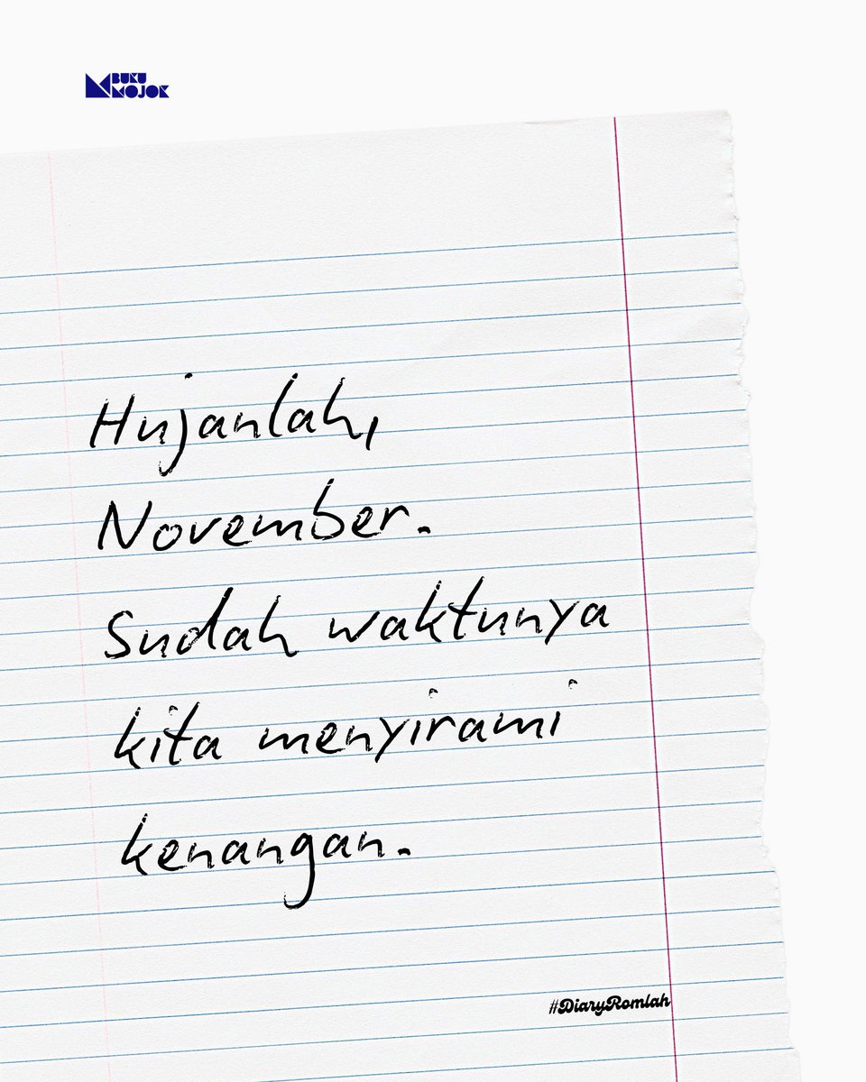 Hujanlah, November. 

☔