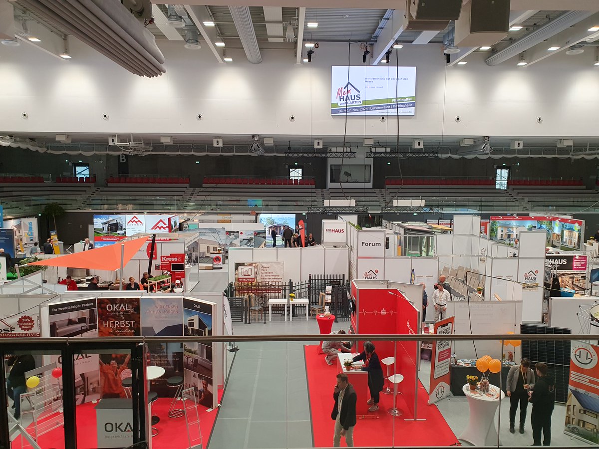 CleopaGmbH's tweet photo. Great time at BarnimBau Fair last weekend! 🌟 Engaging with visitors on #smartbuilding solutions, #sustainability, and innovations for smarter, greener spaces! 💡 #SRIDays #SmartSquareproject https://t.co/jpyv00Bzuz