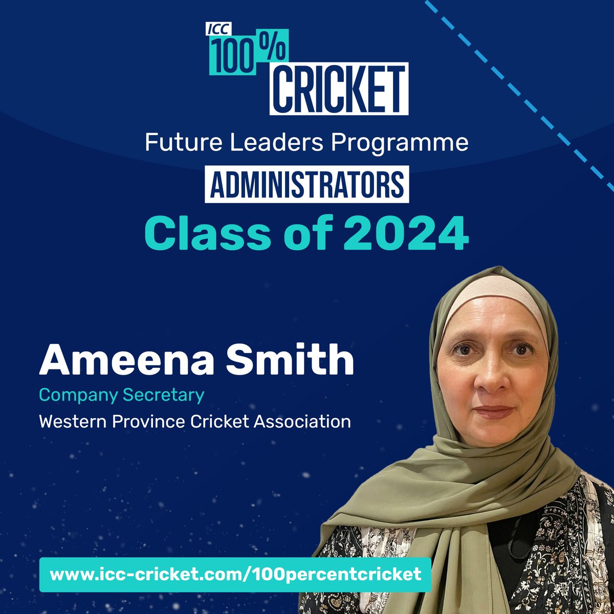 wp_cricket's tweet image. NEWS | #WPCA celebrates one of its own’s participation in the 2024/25 @ICC Future Leaders Programme. bit.ly/48yS7tu

#WPcricket #westernprovince #WSBNewlands #WSBWP🧡 #GirlsInBlue💙#WozaNawe #ICC #FutureLeadersProgramme