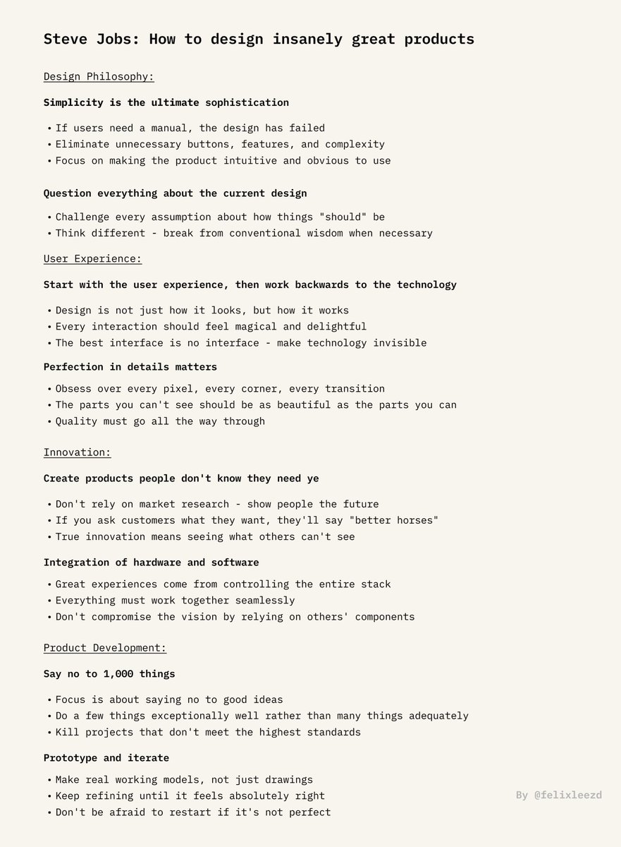 Steve Jobs ürün tasarımını nasıl mükemmelleştireceğini anlatıyor (Dehanın Rehberi).