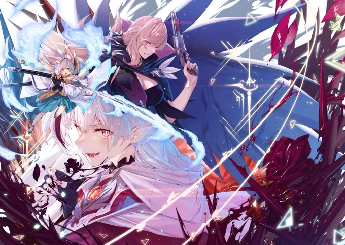 DUO⑨巻表紙の全体です #DestinyUnchainOnline 