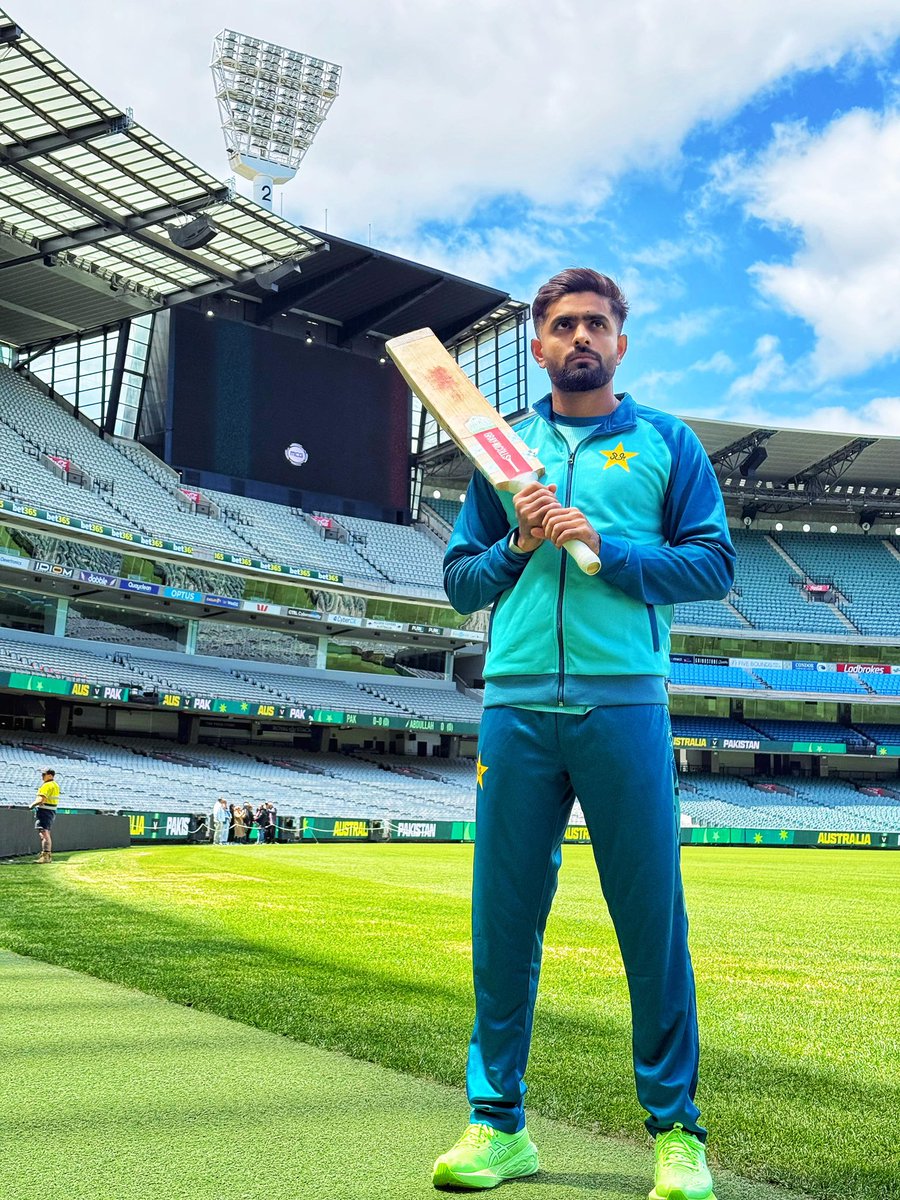 Babar Azam (@babarazam258) on Twitter photo Honored to have my bat among legends at the <a href="/MCG/">Melbourne Cricket Ground</a> Long Room🏏🇵🇰 Honored to have my bat among legends at the <a href="/MCG/">Melbourne Cricket Ground</a> Long Room🏏🇵🇰