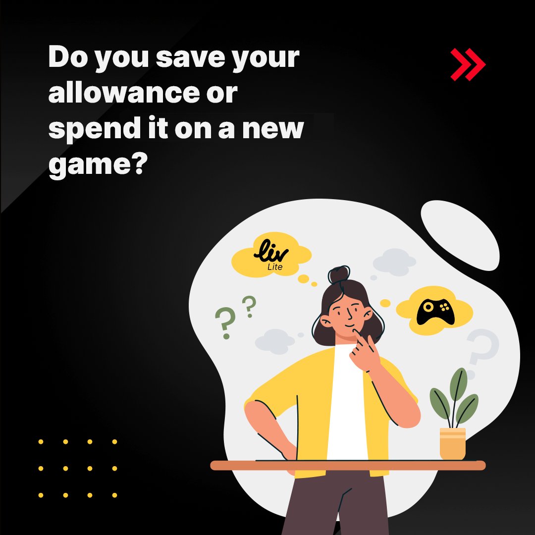LivBank's tweet photo. Every adventure has choices—what’s yours? 💭💸 Would you rather save up for something amazing or enjoy the little things along the way? The journey starts now! #YourAdventure #SpendOrSave #LivLiteKids https://t.co/PvSsoPLIDz