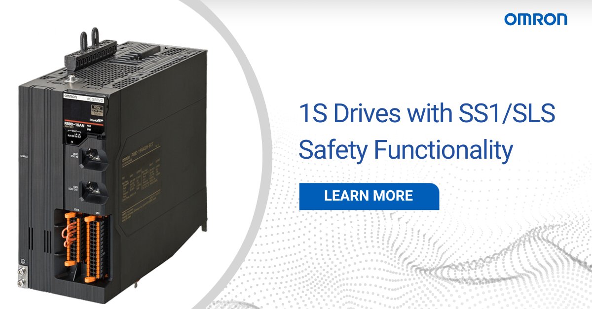 📢Introducing the latest 1𝐒 𝐒𝐞𝐫𝐯𝐨 𝐃𝐫𝐢𝐯𝐞 𝐒𝐲𝐬𝐭𝐞𝐦!

Designed to optimize every phase of machine operation—from design and installation to maintenance—the 1S offers exceptional precision and productivity.

Find out more ▶industrial.omron.eu/en/products/1s…

#MakeitExcellent