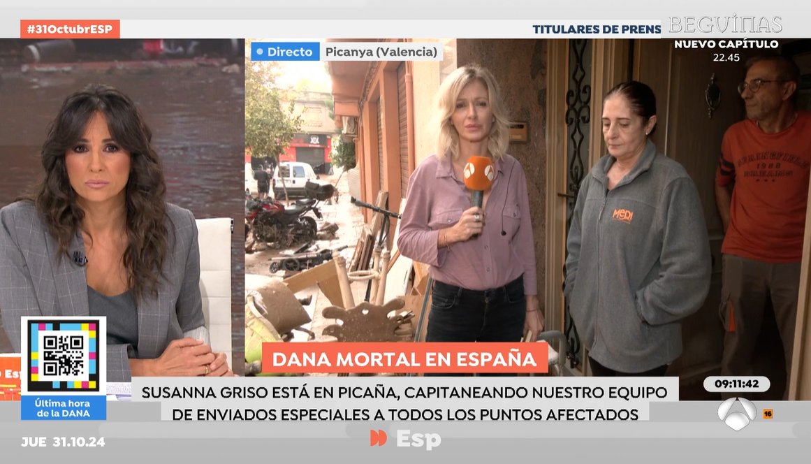#Audiencias | 

🟠 <a href="/EspejoPublico/">Espejo Público</a> es líder con un 15,4% de cuota de pantalla 

El magacín conducido por <a href="/susannagriso/">Susanna Griso</a> reúne a +3,4 M de espectadores únicos y 507.000 seguidores de media

Con un 15,7% de cuota, lidera también la semana.