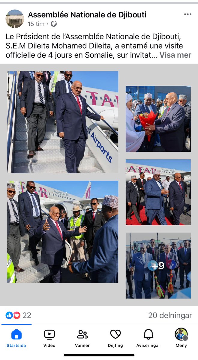 gortaque's tweet photo. #Soft_Power!
Être en dehors de la sphère politique donne souvent l'impression que chaque rôle est moins significatif et largement insignifiant dans le grand contexte.
Air Djibouti 🇩🇯 is the #soft_Power of Djibouti.
J'ai toujours considéré que #Dileita_Mohamed_Dileita possède une expérience vaste et profonde dans le domaine politique. À ma connaissance, il a précédemment exercé comme diplomate et a occupé le poste de #Premier_ministre pendant plusieurs années.
Permettez-moi de souligner qu'il est important que nos #parlementaires, en particulier lorsqu'ils se rendent dans des pays partenaires comme la Somalie, ou la region envisagent l'utilisation d'Air Djibouti plutôt que d'opter #systématiquement pour d'autres compagnies étrangères.
Un tel choix serait un #témoignage symbolique et puissant de leur soutien à la marque nationale, tout en contribuant à renforcer la notoriété de Djibouti dans la #région.
#Air_Djibouti, en tant qu’ambassadeur du pays, pourrait devenir un outil de soft power pour promouvoir notre nation et accroître son influence dans des destinations clés telles que l’Éthiopie, la 🇸🇴Somalie, le 🇰🇪Kenya et 🇪🇹l’Ouganda. il est judicieux de considérer l'option de choisir notre compagnie aérienne, #Air_Djibouti.
Si vous ne #connaissez pas la politique, nous pouvons vous l'apprendre.
#Houssein_Gortaque//