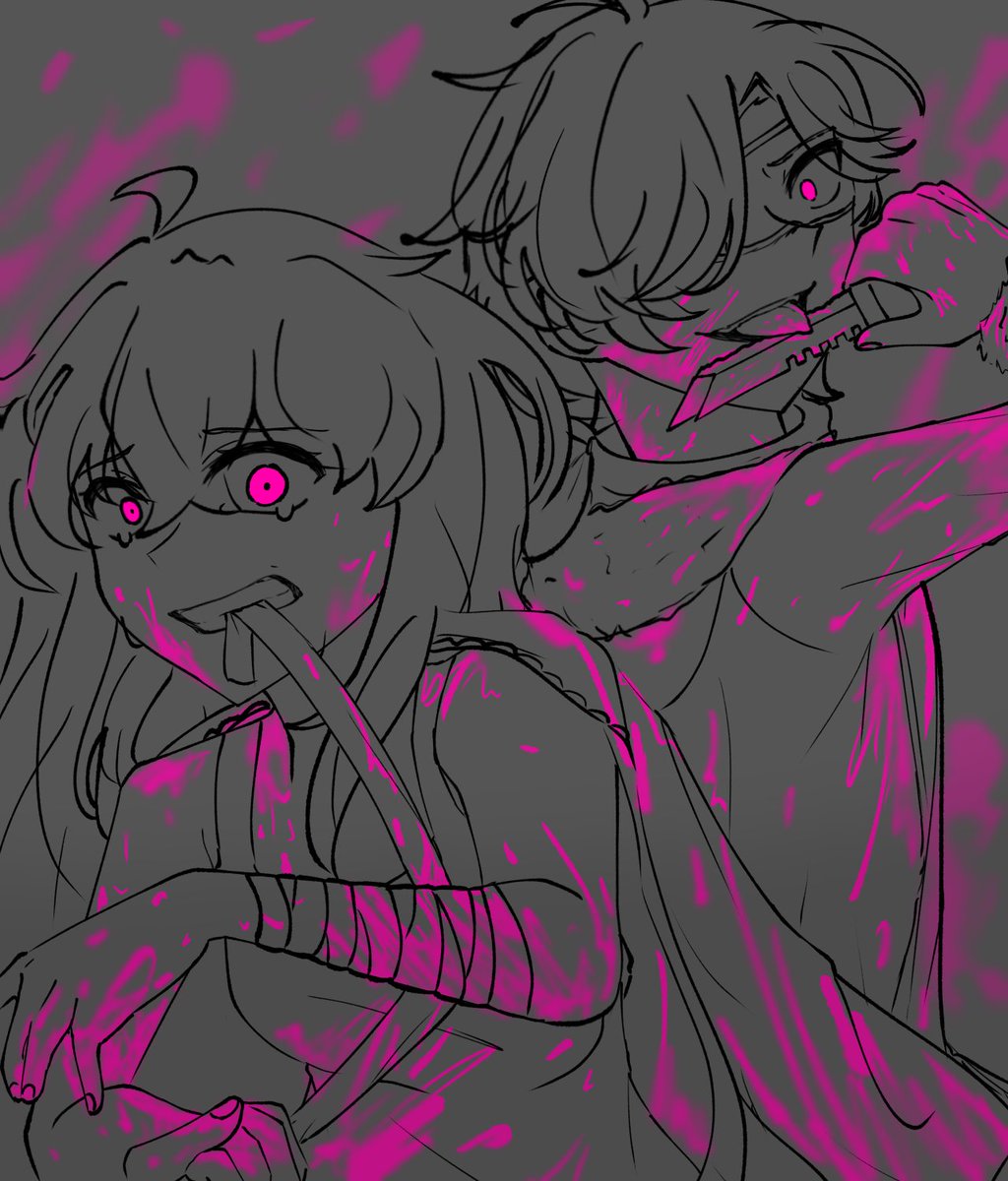 whitnkichicore's tweet photo. theyre so swag i just HAD to draw them

#drdt #drdttwt #drdtfanart #danganronpadespairtime #minjeung #xandermatthews #outerscience #Halloween https://t.co/daYMAPuNSY