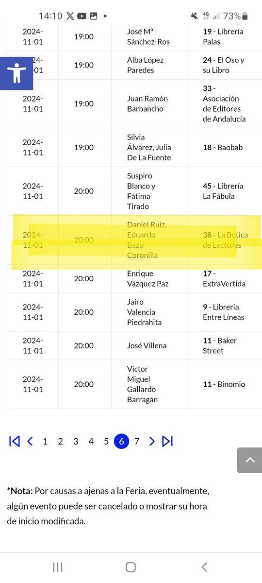 En un ratito nos vemos en La Botica de Lectores para charlar un ratito de Botánica y firmaros cuantos libros queráis.
A las 20:00 en la caseta 38 de #FeriaLibroSevilla