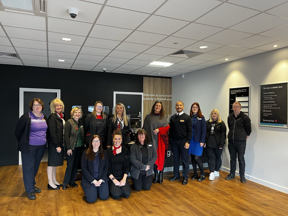 We’re busy preparing for a flurry of new Banking Hubs to open in the coming weeks, bringing cash and everyday banking services to more communities across the country.

Here’s a sneak peek at our Banking Hub staff induction in Mablethorpe earlier this week  🌟