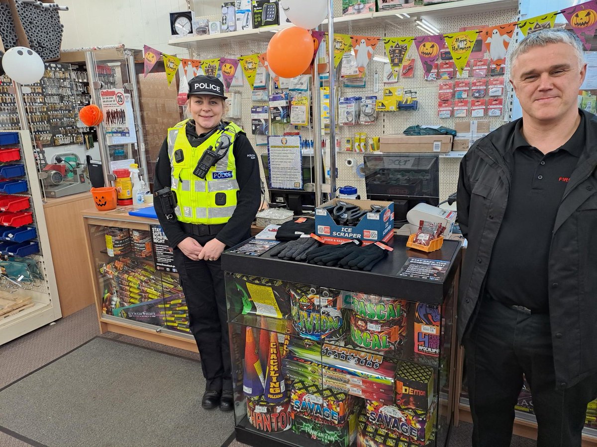 SFRS Angus (@sfrs_angus) on Twitter photo In the run up to Bonfire night, Angus community action team, partnered with <a href="/PSOSTayside/">Police Scotland Tayside</a> and Angus trading standards to ensure retailers are aware of their responsibilities and deliver safety advice on the use of fireworks. In the run up to Bonfire night, Angus community action team, partnered with <a href="/PSOSTayside/">Police Scotland Tayside</a> and Angus trading standards to ensure retailers are aware of their responsibilities and deliver safety advice on the use of fireworks.