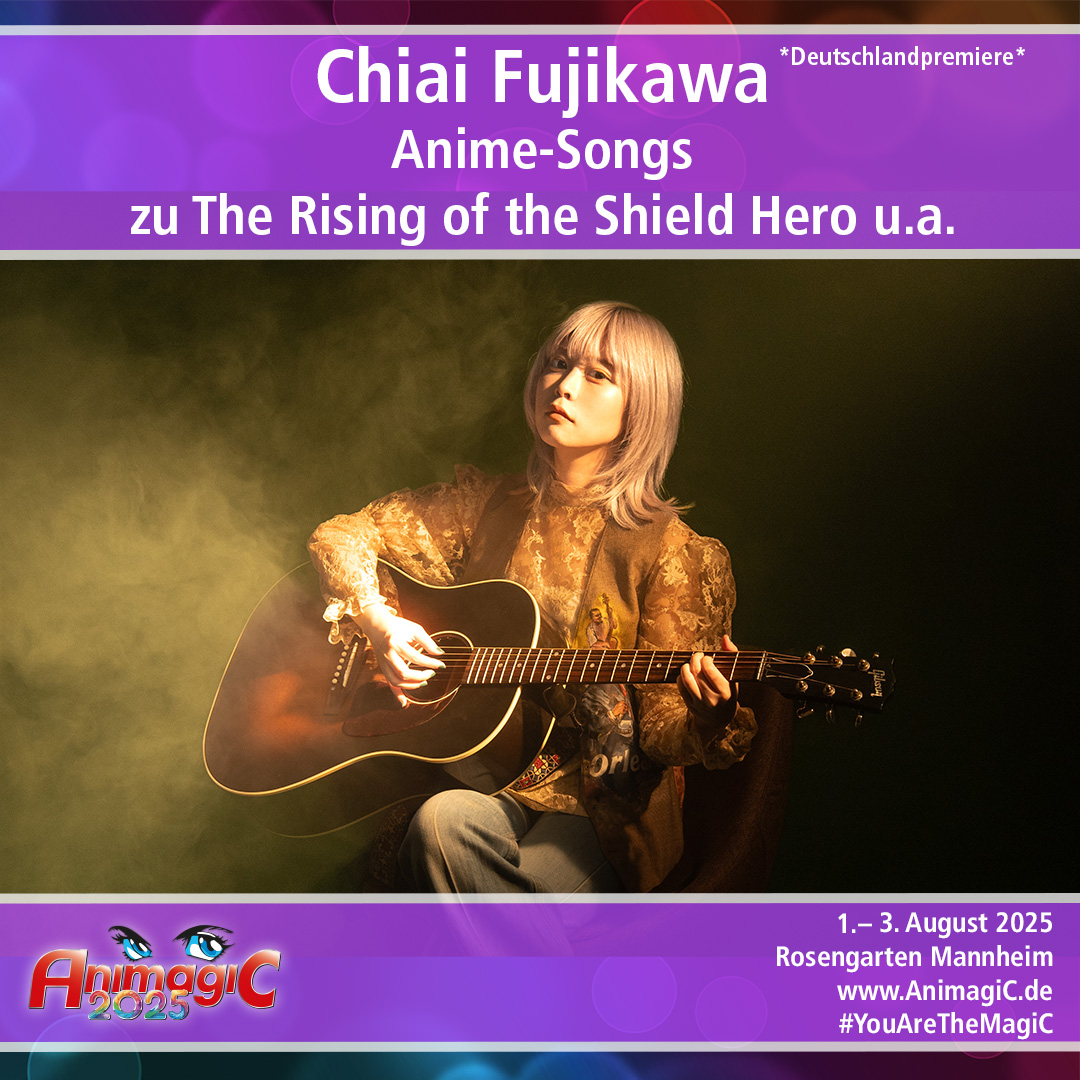 AnimagiC_de's tweet photo. Deutsche Konzertpremiere: In Zusammenarbeit mit dem japanischen Label Nippon Columbia Records freuen wir uns auf Chiai Fujikawa (@fujikawachiai), die Sängerin zahlreicher Songs zu The Rising of the Shield Hero und weiteren beliebten Titeln! #YouAreTheMagiC (1/2) https://t.co/AhagbIPOEn