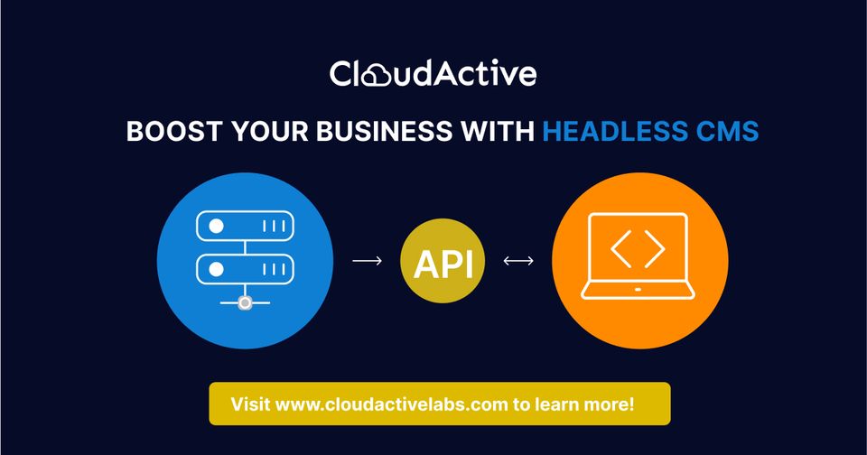 CloudActiveLabs's tweet photo. ���� Elevate Your Business with Headless CMS!
Revolutionize content management and boost user experience with a headless CMS. Contact info@cloudactivelabs.com to learn more!
#HeadlessCMS #ContentManagement #CloudActiveLabs #DigitalInnovation https://t.co/oKIOR1pOZb