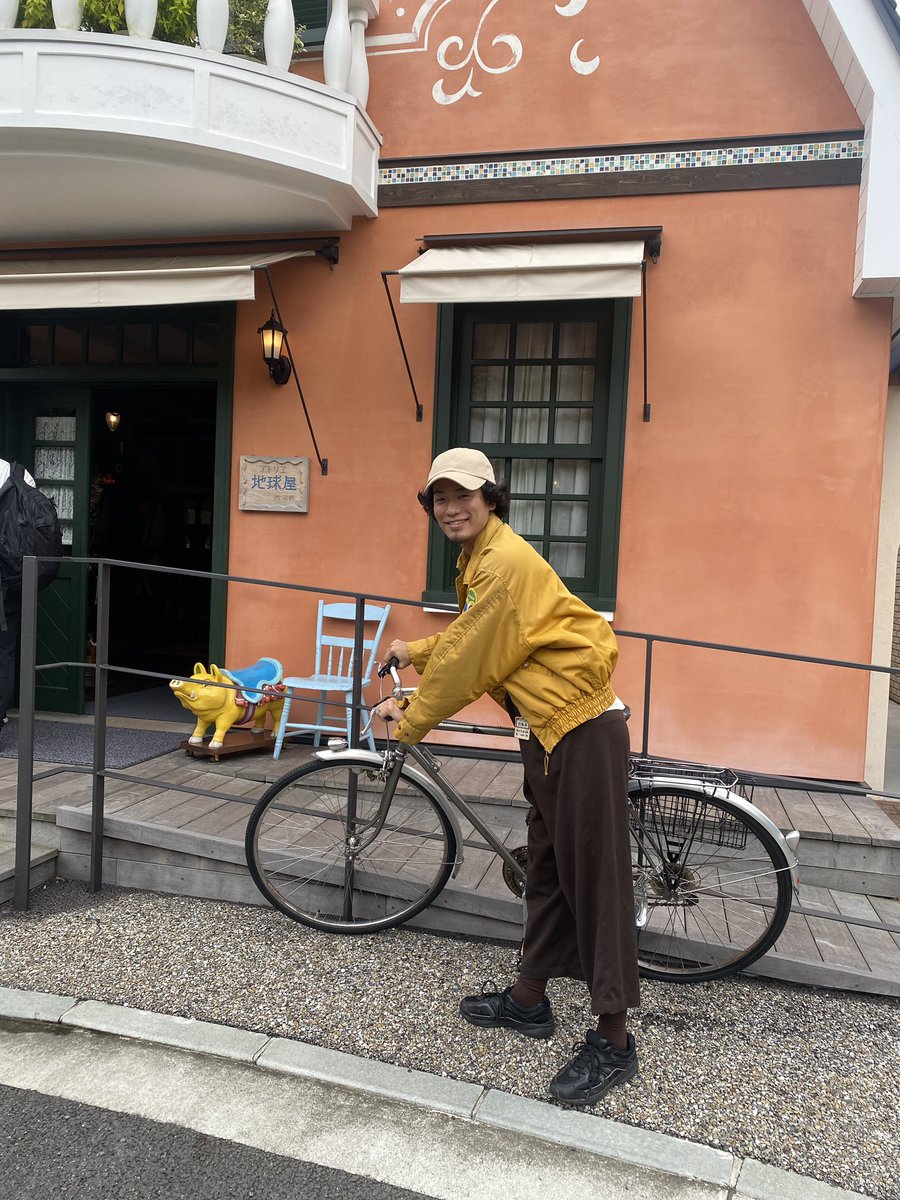 misapist333's tweet photo. たけるがリアル聖司くんになった🚲 https://t.co/vMG8sUW94l