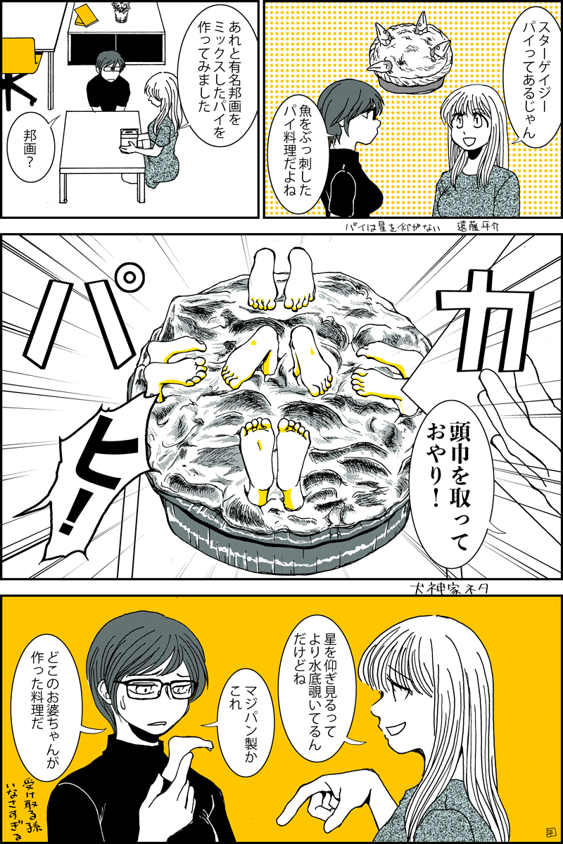 過去漫画 犬神スターゲイジーパイ #ショート漫画 