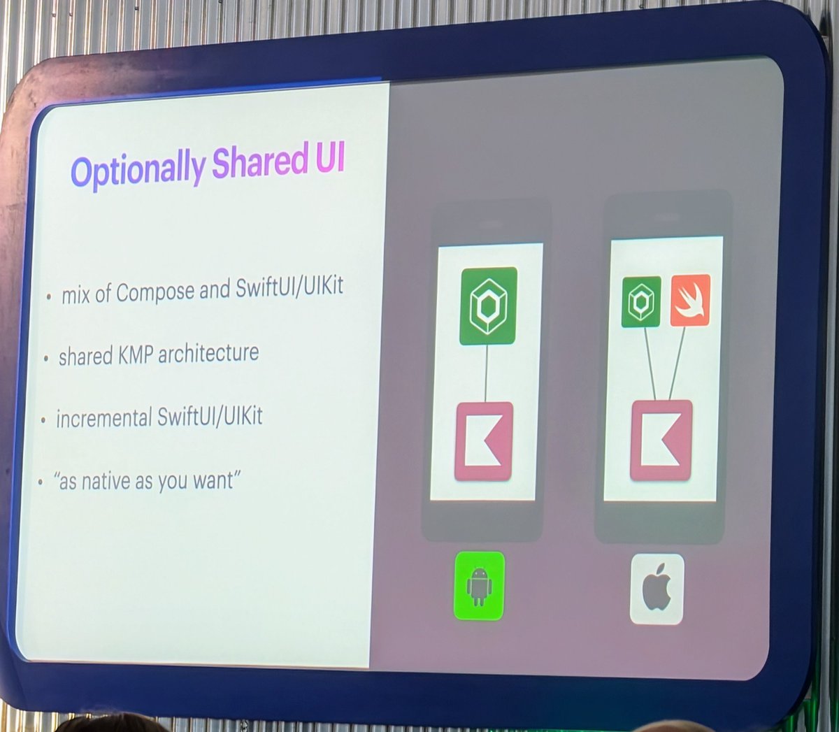Talking about optionally shared UI (using Compose Multiplatform) #dcldn24