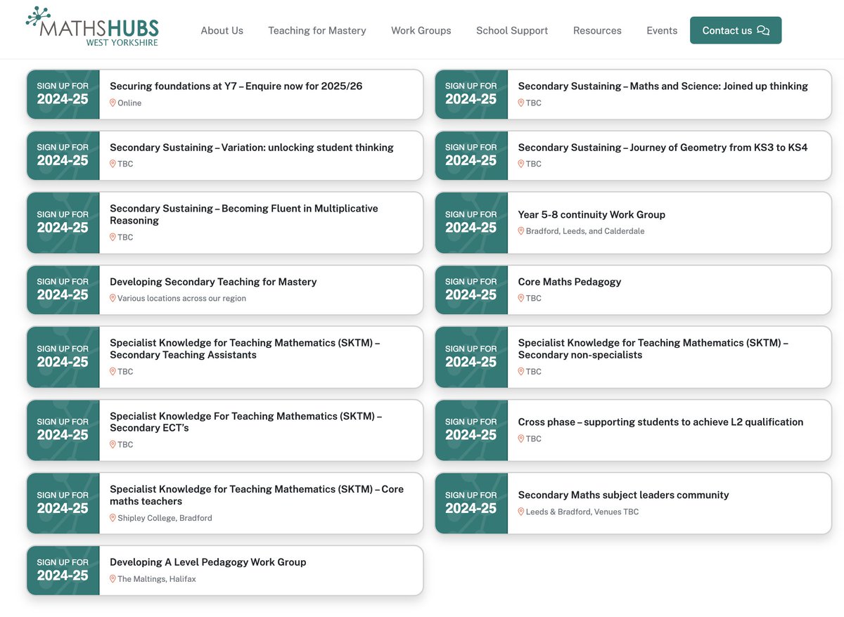 WYorksMathsHub's tweet photo. Welcome back! 🎆 We hope you had a restful break! Now’s the perfect time to dive into new learning - our Work Groups and open classroom events are still open for sign-ups! Come join us for some great CPD, collaboration, and support for the term ahead.
https://t.co/5DlTl4LLeo https://t.co/cwbEL3NfQM