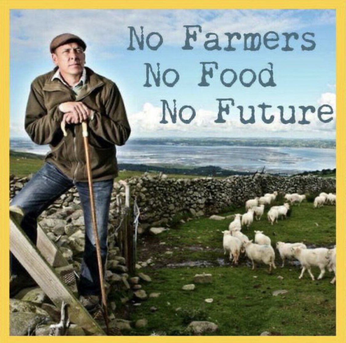 NoFarmsNoFoods's tweet photo. 𝗡𝗼 𝗙𝗮𝗿𝗺𝗲𝗿𝘀. 
𝗡𝗼 𝗙𝗼𝗼𝗱.
𝗡𝗼 𝗙𝘂𝘁𝘂𝗿𝗲. https://t.co/MVR7UOhtMX