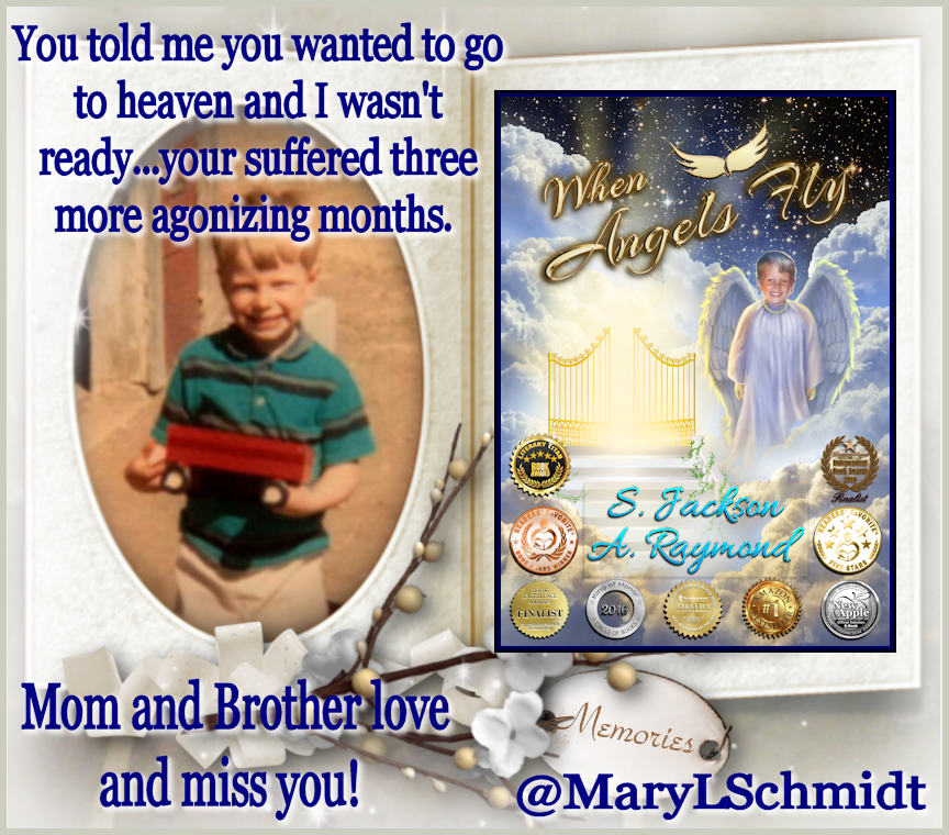 MaryLSchmidt's tweet photo. Thank you! $1.99 "I want to go to Heaven, Mom". Five years old. What would you say to your little boy? Your response to this profound question?"
https://t.co/TnSQAePsCR #BookBoost #ChildhoodCancer #WhenAngelsFly #Christian #inspiring #parenting #BookWorm #BooksWorthReading https://t.co/KhHyXE1yrs