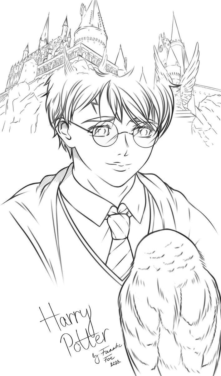 Re_na_zona's tweet photo. #fanart #HarryPotter https://t.co/EedCPdC12Q