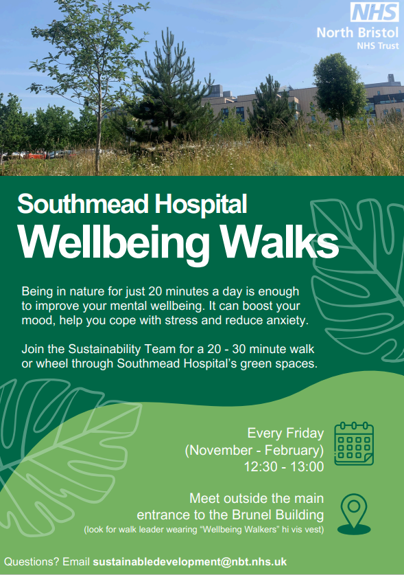 NBT Staff Experience (@nbtstaffexp) on Twitter photo Come and join <a href="/NBTSustHealth/">NBT Sustainable Development Unit</a> for our nature walks 🍁🌲🐦🐞🐝 Every Friday, 12.30-1pm. Meet outside Brunel main entrance <a href="/NorthBristolNHS/">North Bristol NHS Trust</a> <a href="/MariaKaneNHS/">Maria Kane</a> <a href="/PandTNBT/">People Team at NBT</a> <a href="/NBT_FTSU/">NBT Freedom to Speak Up (FTSU)</a> <a href="/PatientFirstNBT/">Patient First Delivery Team North Bristol NHS</a> Come and join <a href="/NBTSustHealth/">NBT Sustainable Development Unit</a> for our nature walks 🍁🌲🐦🐞🐝 Every Friday, 12.30-1pm. Meet outside Brunel main entrance <a href="/NorthBristolNHS/">North Bristol NHS Trust</a> <a href="/MariaKaneNHS/">Maria Kane</a> <a href="/PandTNBT/">People Team at NBT</a> <a href="/NBT_FTSU/">NBT Freedom to Speak Up (FTSU)</a> <a href="/PatientFirstNBT/">Patient First Delivery Team North Bristol NHS</a>