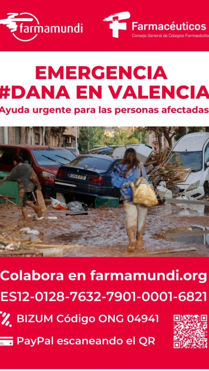Desde <a href="/farmamundi/">FARMAMUNDI</a> se solicita colaboración para los afectados por la #Dana en #Valencia. <a href="/Aytoburgos/">Ayuntamiento de Burgos</a>