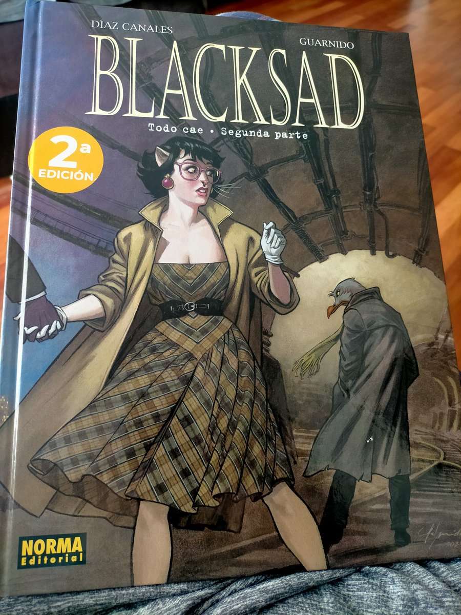 miguelgeme's tweet photo. "Blacksad. Todo cae. Segunda parte". Díaz canales y Guarnido.
@NormaEditorial 
5/5 https://t.co/2kK2sr7HfZ