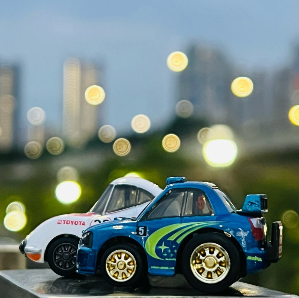 heyniccheung's tweet photo. [7️⃣1️⃣]City lights and tiny rides!🌆✨ These little ChoroQ buddies are soaking up the skyline vibes. Who says mini cars can’t enjoy the nightlife?🚗💫 #ChoroQ #CityNights #TinyCarAdventures #SkylineViews #MiniMagic #choroq https://t.co/PQ9dSTVcy9