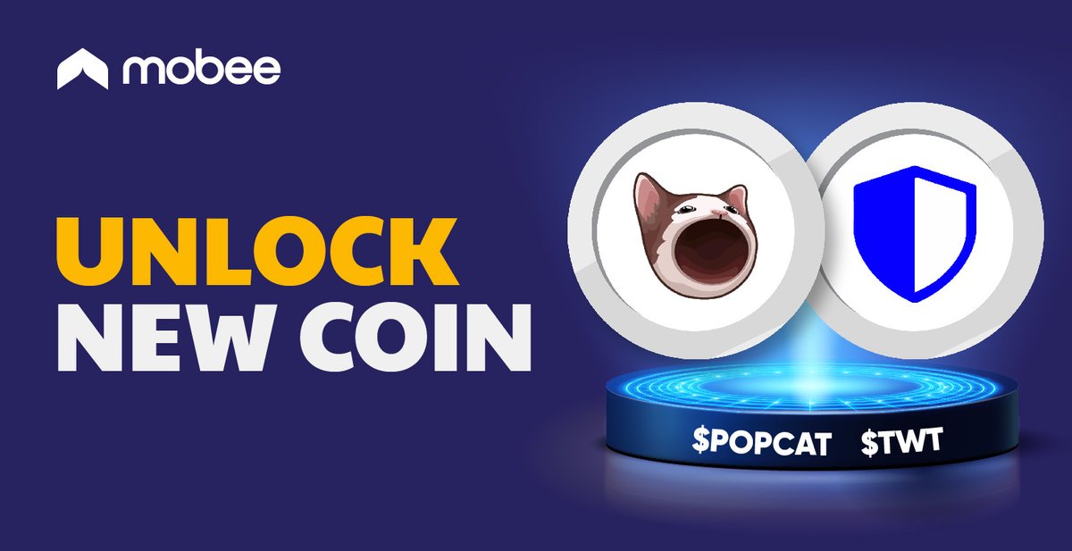$POPCAT &amp; $TWT kini sudah ada di Mobee! 🎉

Baca dulu quick factnya, sob 👇👇👇
🔹 $POPCAT: Token meme di Solana dengan komunitas kuat &amp; sistem deflasi.
🔹 $TWT: Token dari Trust Wallet, hadir dengan diskon, hak suara, &amp; akses fitur eksklusif di Binance Smart Chain.

More info: