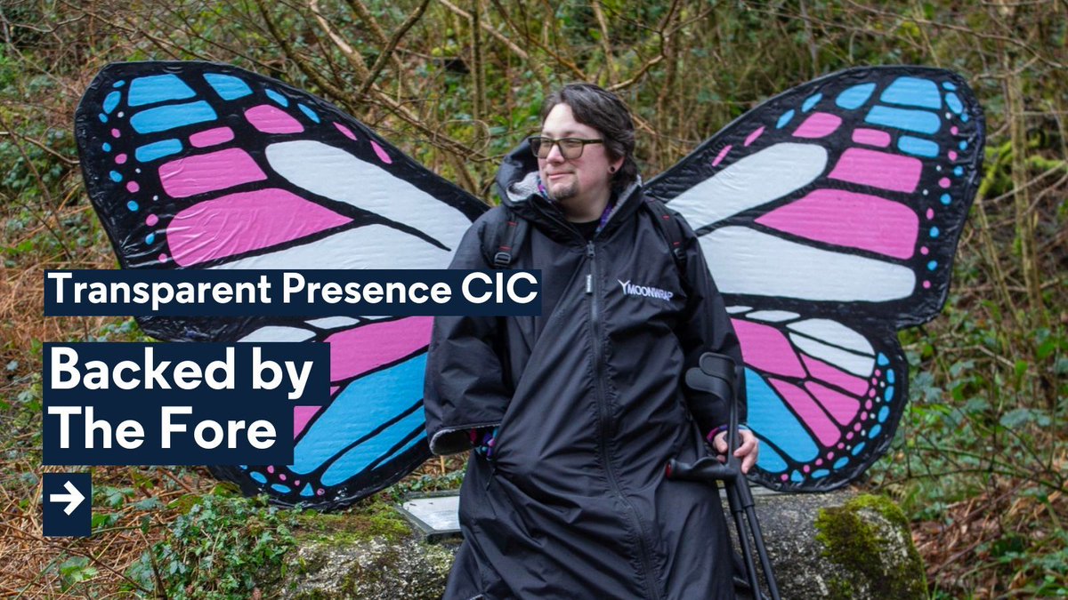 Transparent Presence builds confidence and improves well-being for gender diverse people.

Learn more about charities and social enterprises on our website.

#BackedByTheFore #smallcharities #socialchange #socialjustice #funding #socialenterprise #charities #inequality