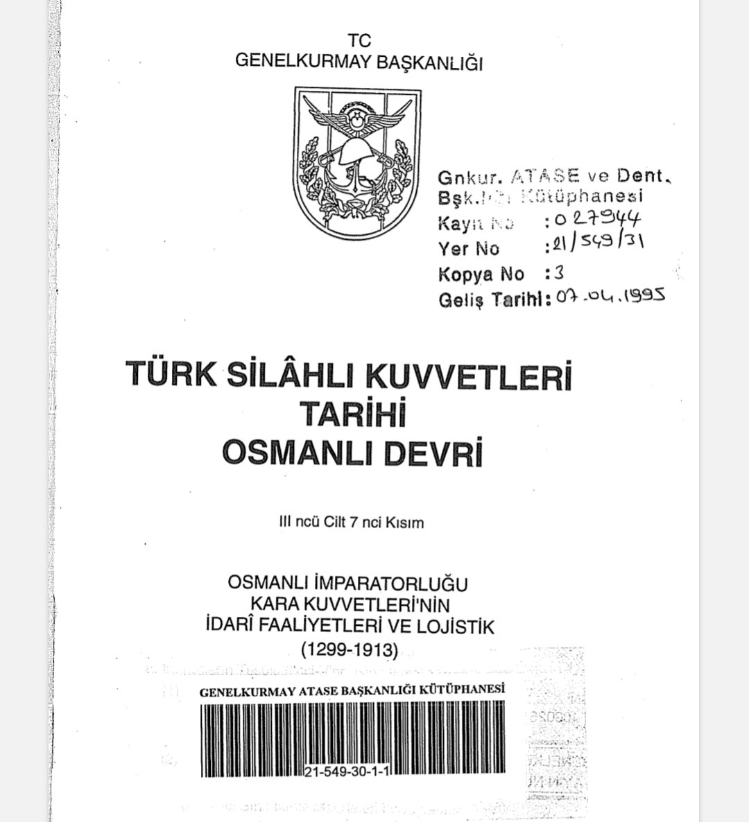 Ordu iaşesi, lojistiği o kadar kapsamlı bir konu ki, harbin kendisi kadar önemli. Türklerin en büyük kültürlerinden, başarılarından biri ordu iaşesi. Gelenek, birikim, İmparatorluk tavrı..
