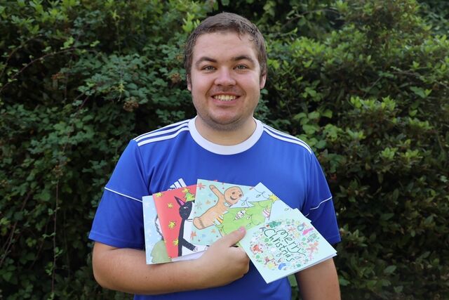 Grange Christmas Cards......The Grange Christmas cards, designed by Ben, Robert, Nina, Maria, and Rosemary, are now on sale Each card features a colourful and festive design Shop online grangecentre.shop/product/christ… or visit The Grange Shop at No.5