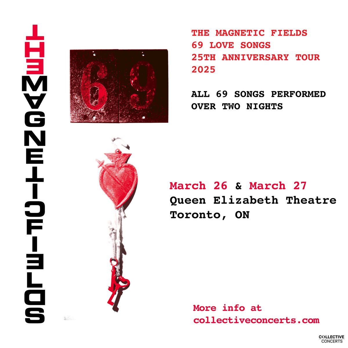 Exclaim! (@exclaimdotca) on Twitter photo 🚨 GIVEAWAY ALERT 🚨 Win a pair of tickets to <a href="/TheMagFields/">The Magnetic Fields</a>' 25th-anniversary show in Toronto on March 26, where they'll perform their iconic '69 Love Songs' live! 🎶
Enter here: exclaim.ca/contests/colle… 🚨 GIVEAWAY ALERT 🚨 Win a pair of tickets to <a href="/TheMagFields/">The Magnetic Fields</a>' 25th-anniversary show in Toronto on March 26, where they'll perform their iconic '69 Love Songs' live! 🎶
Enter here: exclaim.ca/contests/colle…