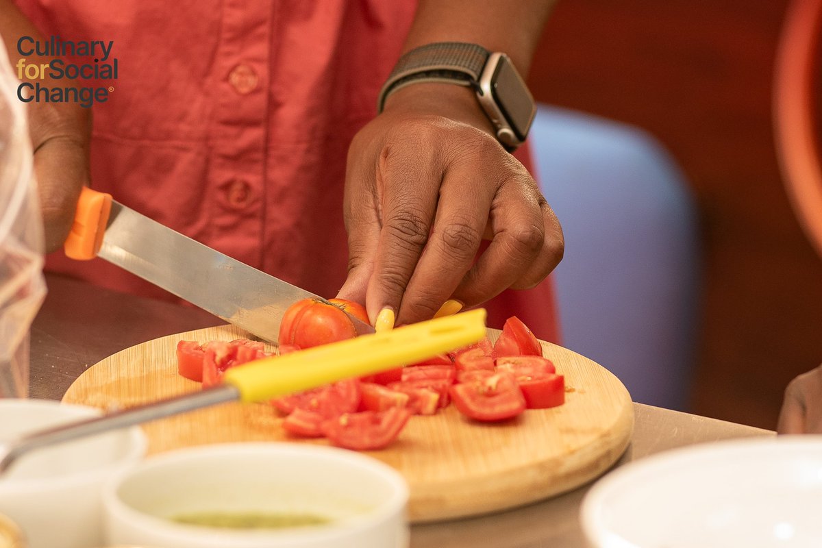 culinary4social's tweet photo. Craving delicious Jollof AND a rewarding experience? Our classes are designed to get you results you crave, while giving back to a good cause! We had a blast teaching this amazing team! Book your spot and discover how YOU can cook amazing food while supporting our mission. https://t.co/Efw9n5uTuS