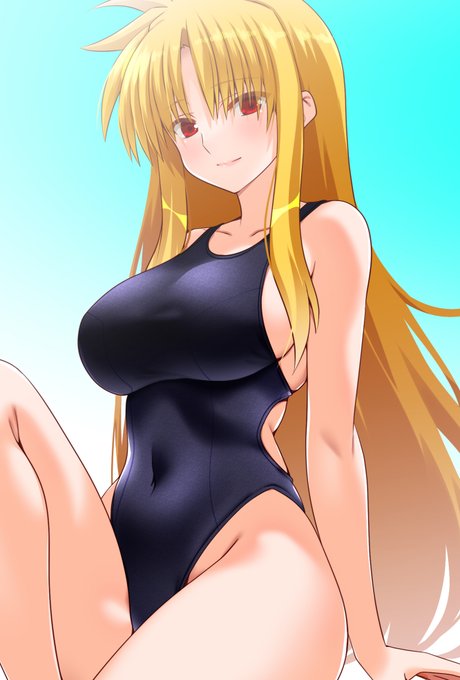 競泳水着フェイトさん
こぼれそう 