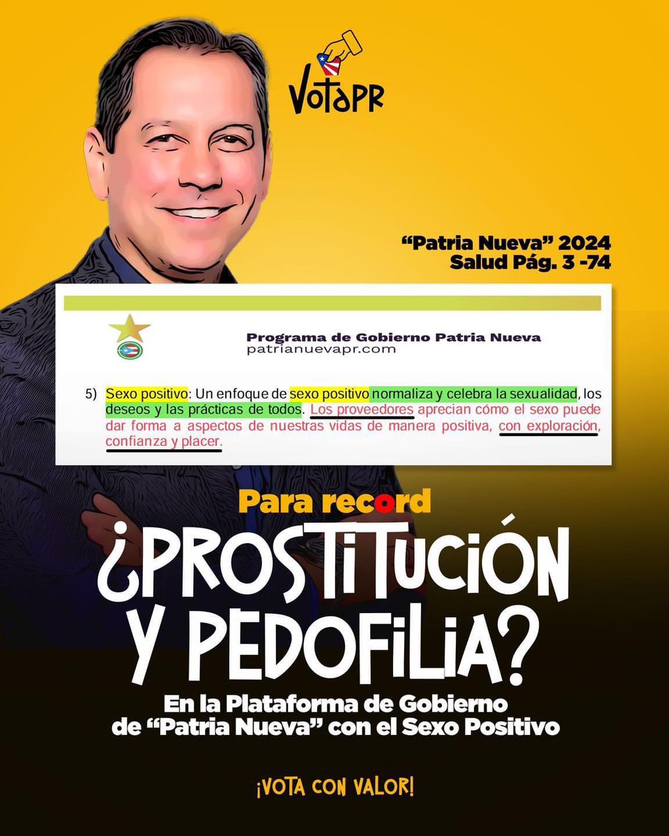 Una de las muchas razones por la cual los conservadores no podemos apoyar a Dalmau y su mogolla.
