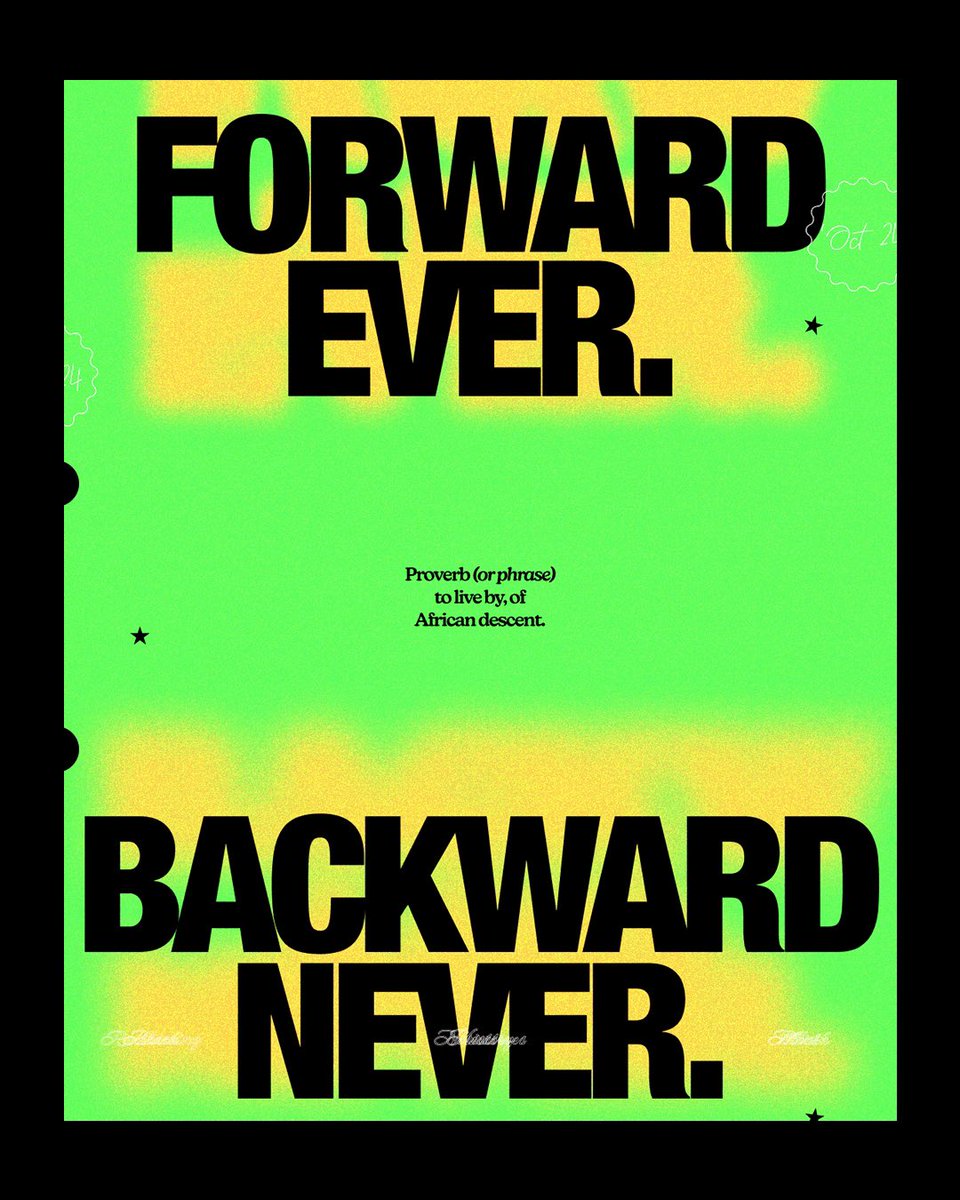 SaharaKoala's tweet photo. Forward ever. Backward never. ❤️💚 https://t.co/wku86ZH2Pv