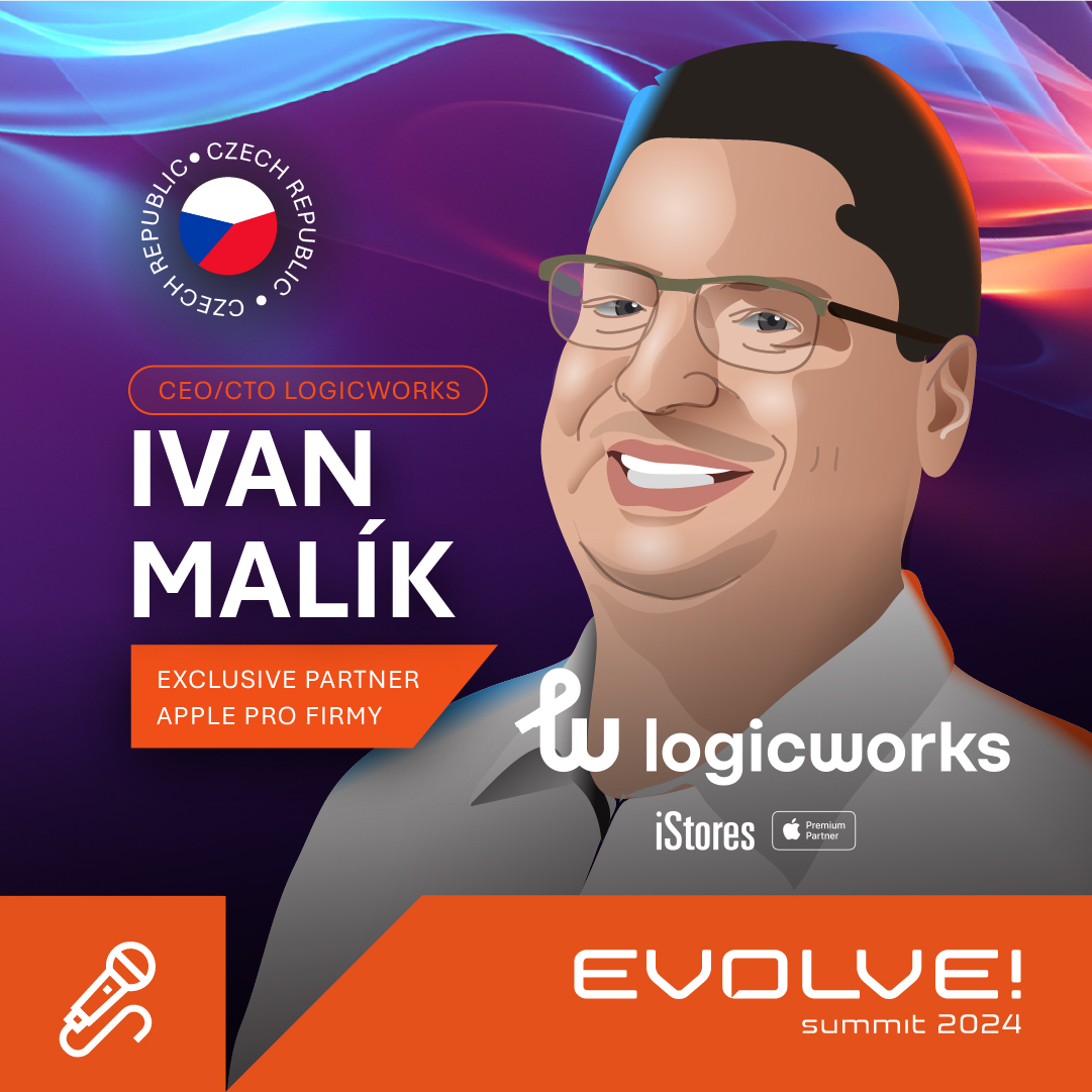 🦎Zbývá nám pár dnů do EVOLVE! Summitu, největší události roku pro všechny z HR &amp; Rec. oboru.

My se taky zúčastníme, kromě stánku můžete navštívit i přednášku Zaměstnanci chtějí Apple, protože Apple ve firmě se vyplatí, kterou bude mít náš CEO Ivan Malík. evolvesummit.cz/events/zamestn…