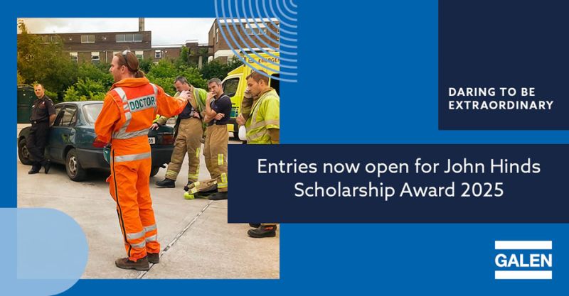 Galen Ltd (@galenltd) on Twitter photo At Galen we are delighted to announce our continued partnership with the College of Paramedics (<a href="/ParamedicsUK/">College of Paramedics</a>) to support the John Hinds Scholarship Award 2025 for the sixth year.
The John Hinds Scholarship was created in memory of the late Dr John Hinds, who was an At Galen we are delighted to announce our continued partnership with the College of Paramedics (<a href="/ParamedicsUK/">College of Paramedics</a>) to support the John Hinds Scholarship Award 2025 for the sixth year.
The John Hinds Scholarship was created in memory of the late Dr John Hinds, who was an